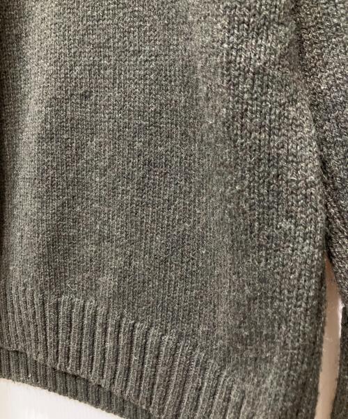 CELINE（セリーヌ）CELINE (セリーヌ) シェトランドウール クルーネックニット グリーン サイズ:Sの古着・服飾アイテム