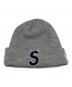 Supreme (シュプリーム) New Era (ニューエラ) S Logo Beanie グレー：7000円