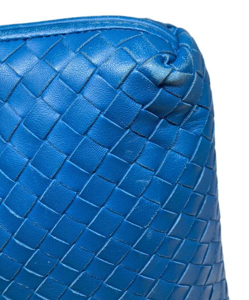 BOTTEGA VENETA（ボッテガベネタ）BOTTEGA VENETA (ボッテガベネタ) ノディーニ イントレチャートショルダーバッグ ブルーの古着・服飾アイテム