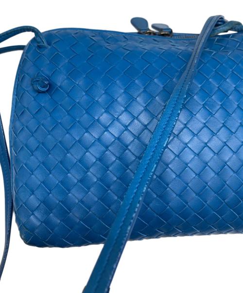 BOTTEGA VENETA（ボッテガベネタ）BOTTEGA VENETA (ボッテガベネタ) ノディーニ イントレチャートショルダーバッグ ブルーの古着・服飾アイテム