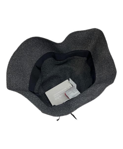 mature ha.（マチュアーハ）mature ha. (マチュアーハ) WR paper braid light hat short グレー 未使用品の古着・服飾アイテム