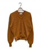 TOWNE AND KINGタウン＆キング）の古着「50s~60s アルパカVネックニット」｜ブラウン