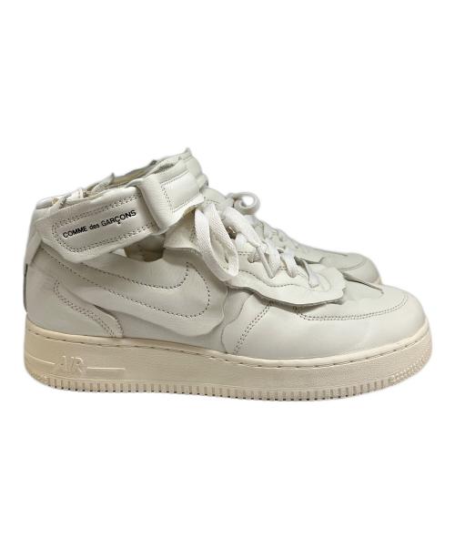 NIKE（ナイキ）NIKE (ナイキ) COMME des GARCONS (コムデギャルソン) Air Force 1 Mid 'Triple White' ホワイト サイズ:26.5cmの古着・服飾アイテム