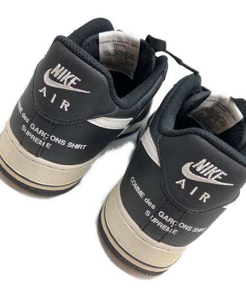 NIKE（ナイキ）NIKE (ナイキ) COMME des GARCONS SHIRT (コムデギャルソンシャツ) Supreme (シュプリーム) AIR FORCE1 ブラック サイズ:26cmの古着・服飾アイテム