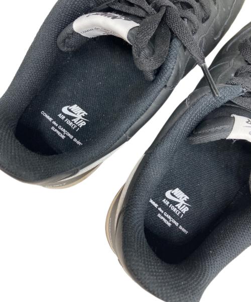 NIKE（ナイキ）NIKE (ナイキ) COMME des GARCONS SHIRT (コムデギャルソンシャツ) Supreme (シュプリーム) AIR FORCE1 ブラック サイズ:26cmの古着・服飾アイテム
