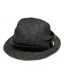 GUCCI（グッチ）の古着「GGキャンバスハット」｜グレー