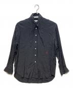 MADISON BLUEマディソンブルー）の古着「SCARF COLLAR SH DOT」｜ブラック