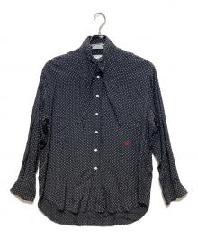 MADISON BLUE（マディソンブルー）の古着「SCARF COLLAR SH DOT」｜ブラック