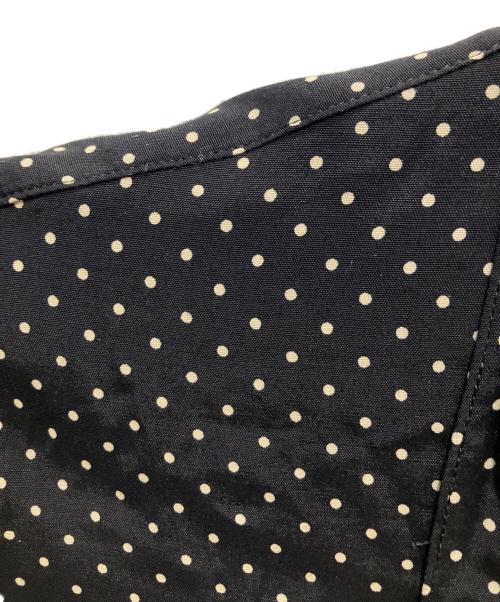 MADISON BLUE（マディソンブルー）MADISON BLUE (マディソンブルー) SCARF COLLAR SH DOT ブラック サイズ:XLの古着・服飾アイテム