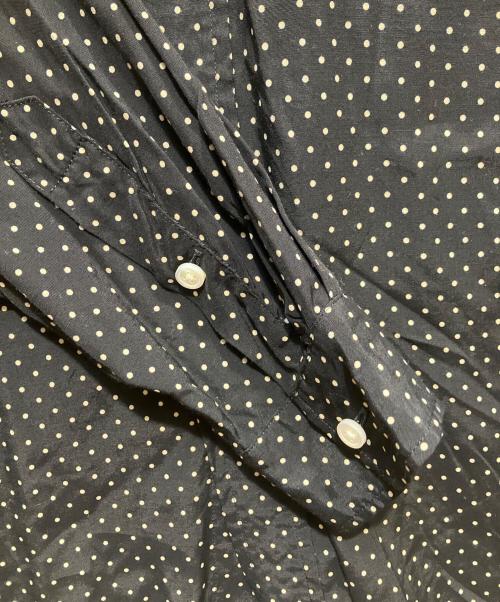 MADISON BLUE（マディソンブルー）MADISON BLUE (マディソンブルー) SCARF COLLAR SH DOT ブラック サイズ:XLの古着・服飾アイテム