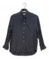 MADISON BLUE（マディソンブルー）の古着「SCARF COLLAR SH DOT」｜ブラック