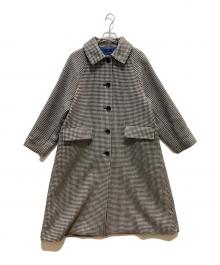 SHIPS（シップス）の古着「LA TORRE ステンカラー コート」｜アイボリー×ブラック