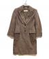 MaxMara（マックスマーラ）の古着「ウールシルクチェスターコート」｜ブラウン