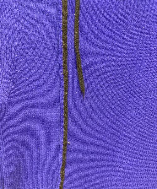 Y's（ワイズ）Y's (ワイズ) フロントスリットハイネックリブニット ブルー サイズ:SIZE　2の古着・服飾アイテム
