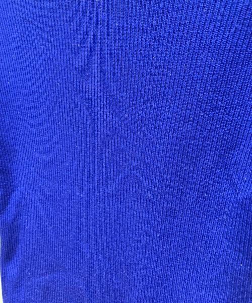 Y's（ワイズ）Y's (ワイズ) フロントスリットハイネックリブニット ブルー サイズ:SIZE　2の古着・服飾アイテム