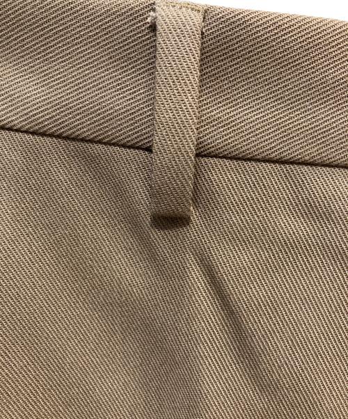 DRIES VAN NOTEN（ドリスヴァンノッテン）DRIES VAN NOTEN (ドリスヴァンノッテン) コットントラウザー ブラウン サイズ:SIZE　46の古着・服飾アイテム