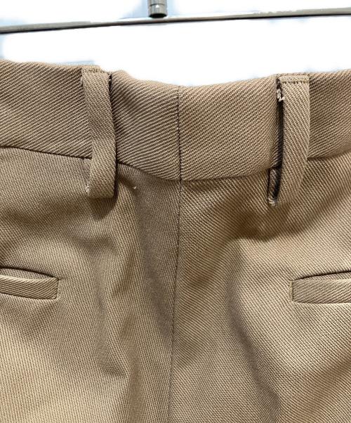 DRIES VAN NOTEN（ドリスヴァンノッテン）DRIES VAN NOTEN (ドリスヴァンノッテン) コットントラウザー ブラウン サイズ:SIZE　46の古着・服飾アイテム