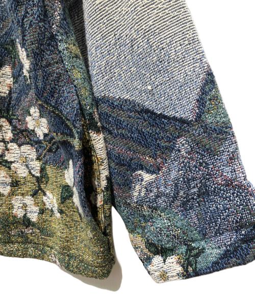 SUGAR STREET WEAVERS（シュガーストリートウェーバーズ）SUGAR STREET WEAVERS (シュガーストリートウェーバーズ) ゴブランジャケット ブルー サイズ:ONE SIZEの古着・服飾アイテム