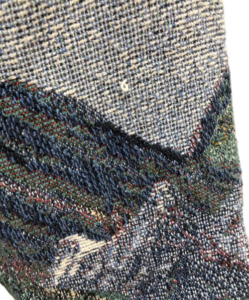 SUGAR STREET WEAVERS（シュガーストリートウェーバーズ）SUGAR STREET WEAVERS (シュガーストリートウェーバーズ) ゴブランジャケット ブルー サイズ:ONE SIZEの古着・服飾アイテム