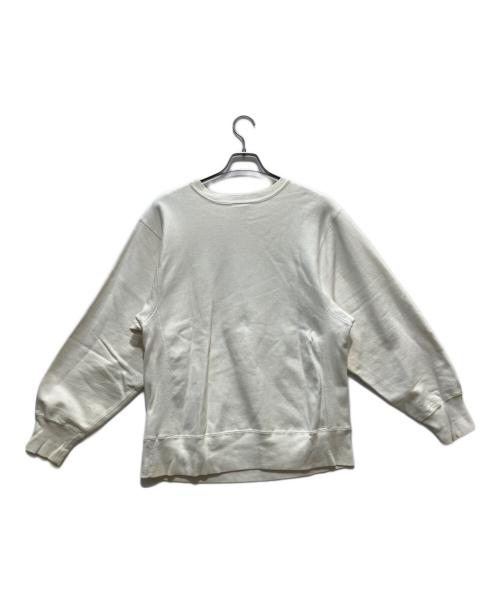 Champion REVERSE WEAVE（チャンピオン リバース ウィーブ）Champion REVERSE WEAVE (チャンピオン リバース ウィーブ) 80s リバースウィーブプリントスウェット アイボリー サイズ:Lの古着・服飾アイテム