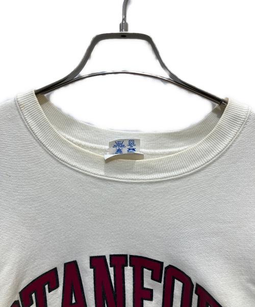 Champion REVERSE WEAVE（チャンピオン リバース ウィーブ）Champion REVERSE WEAVE (チャンピオン リバース ウィーブ) 80s リバースウィーブプリントスウェット アイボリー サイズ:Lの古着・服飾アイテム