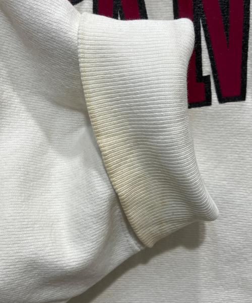 Champion REVERSE WEAVE（チャンピオン リバース ウィーブ）Champion REVERSE WEAVE (チャンピオン リバース ウィーブ) 80s リバースウィーブプリントスウェット アイボリー サイズ:Lの古着・服飾アイテム