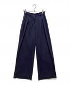 RIM.ARKリムアーク）の古着「Relax jersey tuck PT」｜ネイビー