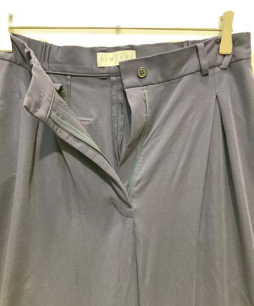 RIM.ARK（リムアーク）RIM.ARK (リムアーク) Relax jersey tuck PT ネイビー サイズ:SIZE 38の古着・服飾アイテム