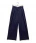 RIM.ARK（リムアーク）の古着「Relax jersey tuck PT」｜ネイビー