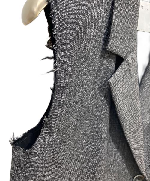 RIM.ARK（リムアーク）RIM.ARK (リムアーク) Hollow out vest ブラック サイズ:SIZE　38の古着・服飾アイテム