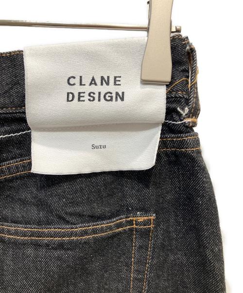 CLANE（クラネ）CLANE (クラネ) Suzu Hirose Tuck Wide Denim Pants ブラック サイズ:SIZE　2の古着・服飾アイテム