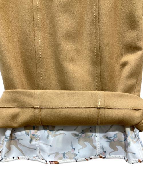 DSQUARED2（ディースクエアード）DSQUARED2 (ディースクエアード) ウールタイトスカート ベージュ サイズ:40の古着・服飾アイテム