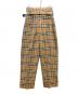 BURBERRY (バーバリー) Vivienne Westwood (ヴィヴィアンウエストウッド) ヴィンテージチェックパンツ ベージュ サイズ:UK6：48000円