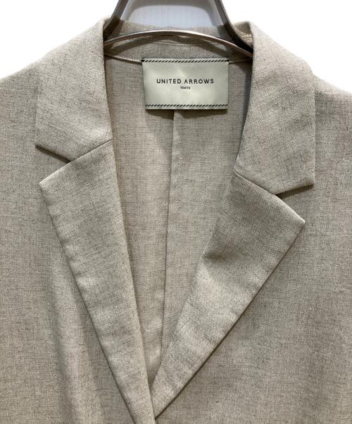 UNITED ARROWS（ユナイテッドアローズ）UNITED ARROWS (ユナイテッドアローズ) TA/P テーラード ジャケット ベージュ サイズ:SIZE　36の古着・服飾アイテム