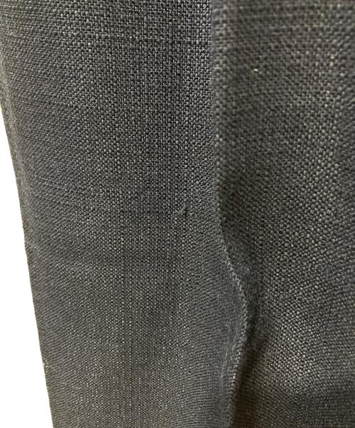 GUCCI（グッチ）GUCCI (グッチ) Blue High-Waisted Pleated Straight Trousers ネイビー サイズ:38の古着・服飾アイテム