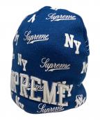SUPREME×New Eraシュプリーム×ニューエラ）の古着「Monogram Beanie」｜ブルー