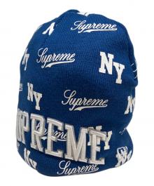 SUPREME×New Era（シュプリーム×ニューエラ）の古着「Monogram Beanie」｜ブルー