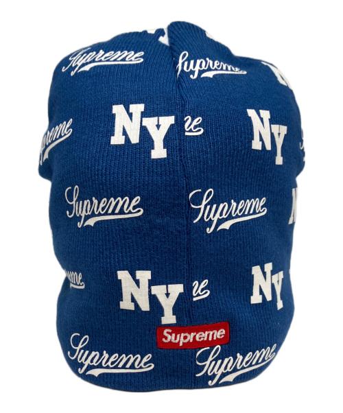 SUPREME（シュプリーム）Supreme (シュプリーム) New Era (ニューエラ) Monogram Beanie ブルーの古着・服飾アイテム