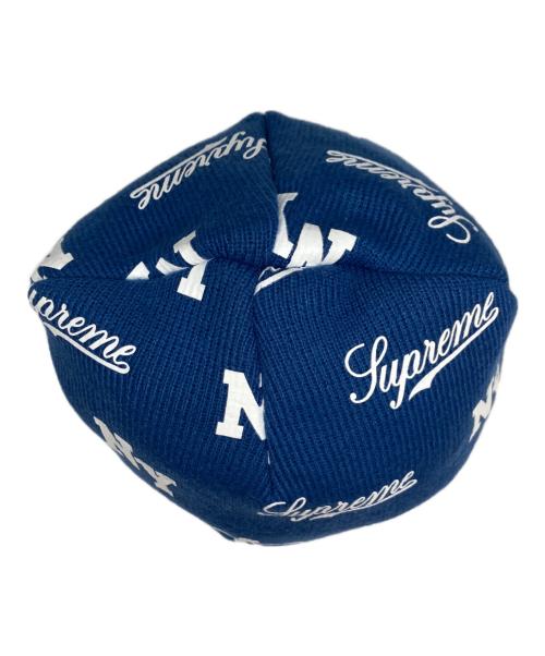 SUPREME（シュプリーム）Supreme (シュプリーム) New Era (ニューエラ) Monogram Beanie ブルーの古着・服飾アイテム