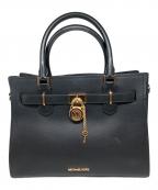 MICHAEL KORSマイケルコース）の古着「HAMILTON MD SATCHEL LEATHER」｜ブラック