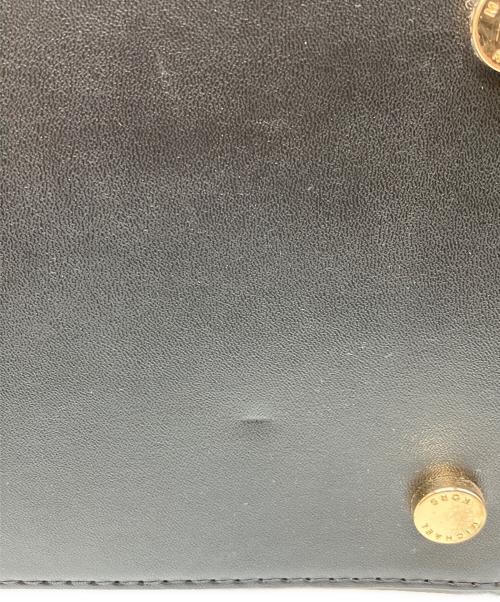 MICHAEL KORS（マイケルコース）MICHAEL KORS (マイケルコース) HAMILTON MD SATCHEL LEATHER ブラックの古着・服飾アイテム