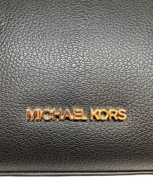MICHAEL KORS（マイケルコース）MICHAEL KORS (マイケルコース) HAMILTON MD SATCHEL LEATHER ブラックの古着・服飾アイテム