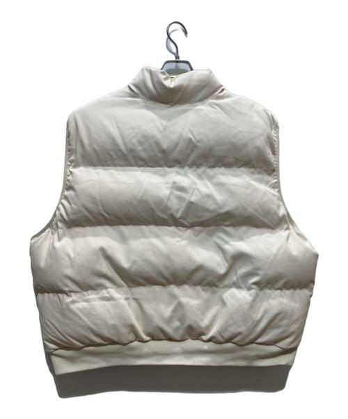 Naptime.（ナップタイム）Naptime. (ナップタイム) 25AW リバーシブルダウンベスト ベージュ×ピスタチオ サイズ:Lの古着・服飾アイテム