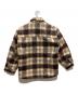 Naptime. (ナップタイム) 25AW チェック中綿ジャケット ブラウン×アイボリー サイズ:M：15000円
