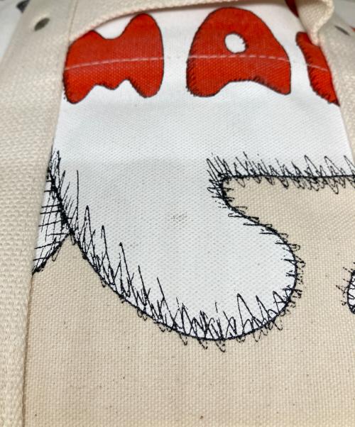 HUMAN MADE（ヒューマンメイド）HUMAN MADE (ヒューマンメイド) KAWS (カウズ) 21AW Made Tote Bag large アイボリーの古着・服飾アイテム