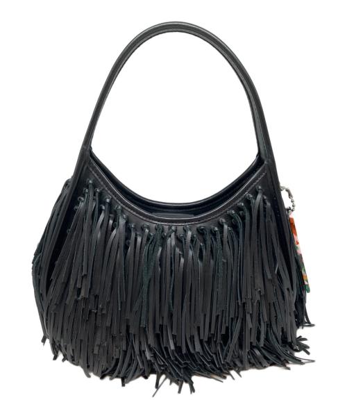 Coachtopia（コーチトピア）Coachtopia (コーチトピア) Ergo Bag With Fringe ブラックの古着・服飾アイテム