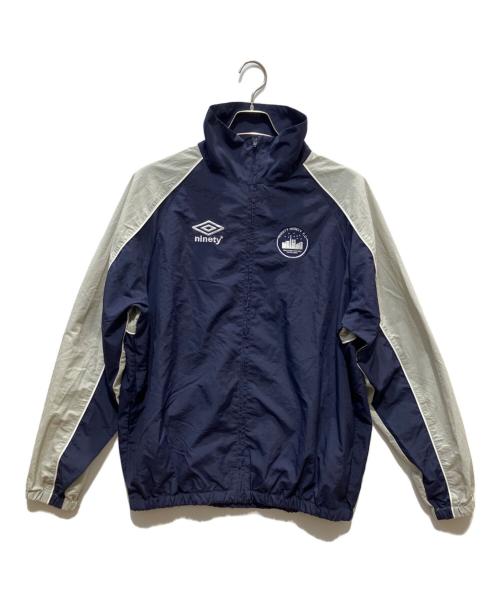 9090（9090）9090 (9090) UMBRO (アンブロ) City Logo Nylon Jacket ネイビー サイズ:Lの古着・服飾アイテム