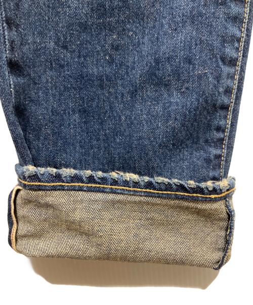 Hysteric Glamour（ヒステリックグラマー）Hysteric Glamour (ヒステリックグラマー) RW CLASH加工デニムスリムストレートパンツ インディゴ サイズ:SIZE　78.5cmの古着・服飾アイテム