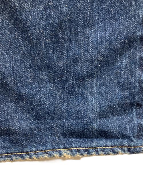 Hysteric Glamour（ヒステリックグラマー）Hysteric Glamour (ヒステリックグラマー) RW CLASH加工デニムスリムストレートパンツ インディゴ サイズ:SIZE　78.5cmの古着・服飾アイテム