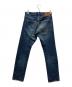 Hysteric Glamour (ヒステリックグラマー) RW CLASH加工デニムスリムストレートパンツ インディゴ サイズ:SIZE　78.5cm：8000円